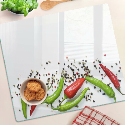 Tocător de bucătărie Paprika și piper