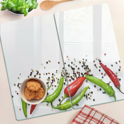 Tocător de bucătărie Paprika și piper