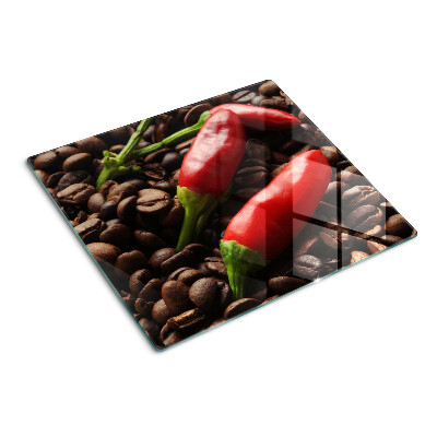 Tocător de bucătărie Cafea și ardei iute