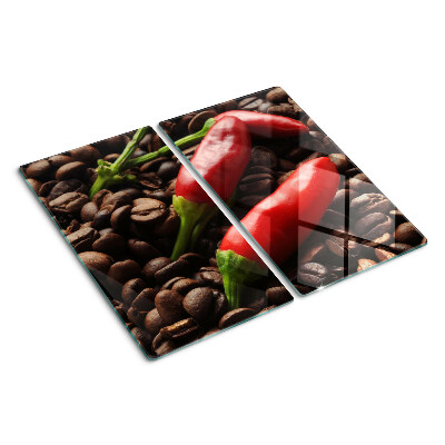 Tocător de bucătărie Cafea și ardei iute