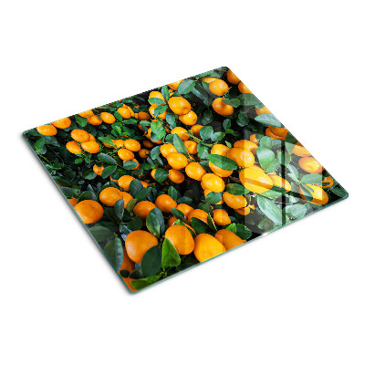 Tocător sticlă Mandarine pe ramuri