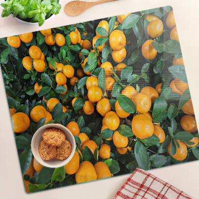 Tocător sticlă Mandarine pe ramuri
