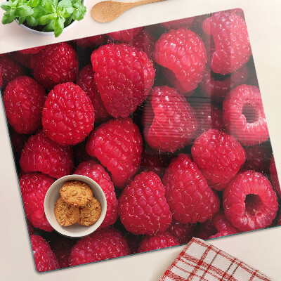 Tocător de bucătărie Zmeură pe fundal