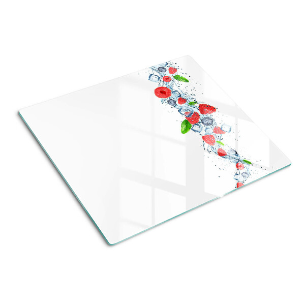 Tocător de bucătărie Model floral cu fructe de pădure