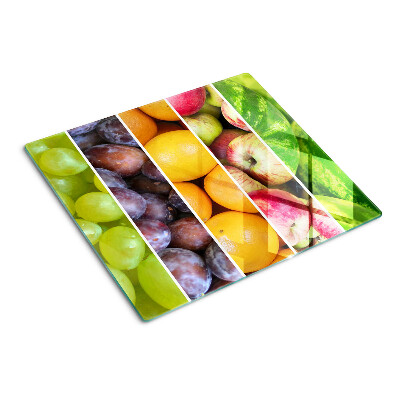 Tocător de bucătărie Fructe în culorile curcubeului
