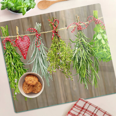 Tocător de bucătărie Ierburi pe un fir