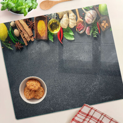 Tocător sticlă Condimente și ingrediente de bucătărie