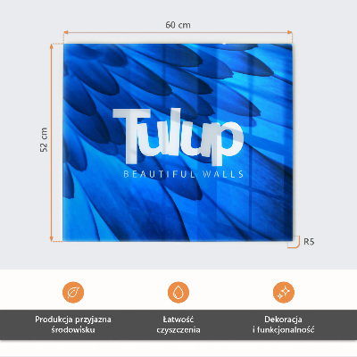 Tocător de bucătărie Motiv de fructe cu felii colorate