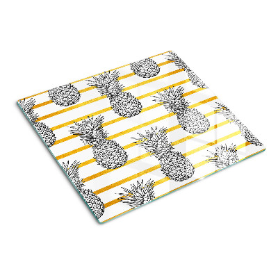 Tocător sticlă Ananas pe fâșii