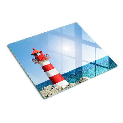 Tocător sticlă Farul peste ocean