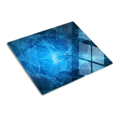 Tocător sticlă Model geometric abstract