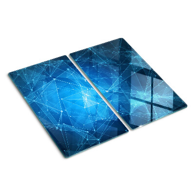 Tocător sticlă Model geometric abstract
