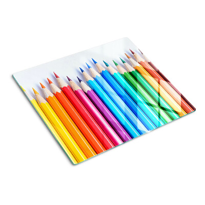 Tocător de bucătărie Creioane colorate la rând