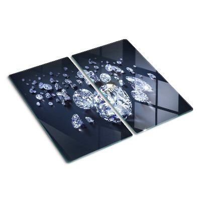 Tocător sticlă Cristale și diamante