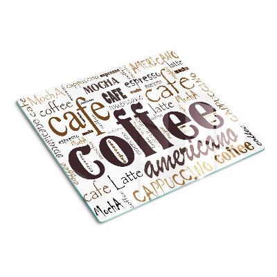 Tocător de bucătărie Cafea și băuturi din cafea