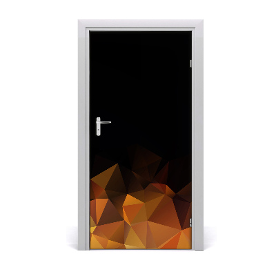 Autocolante pentru usi Autocolant DOOR adeziv triunghiuri Abstract