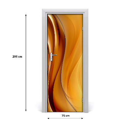 Autocolante pentru usi val abstract