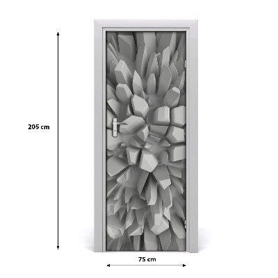 Autocolante pentru usi 3D Abstracție