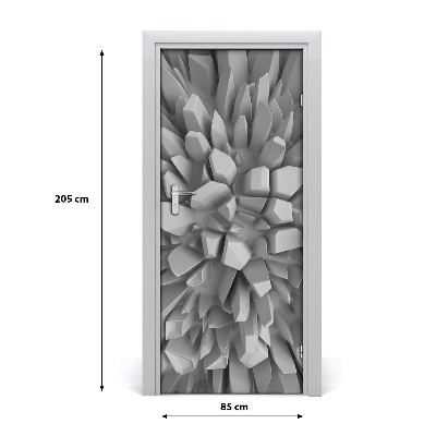 Autocolante pentru usi 3D Abstracție