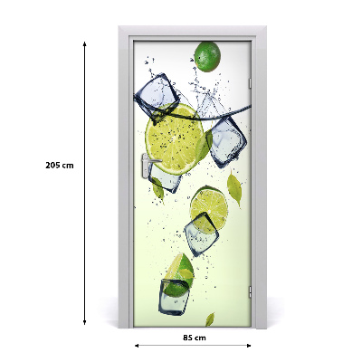 Autocolante pentru usi Limes și gheață