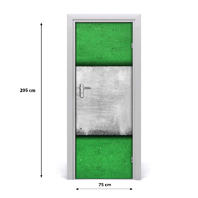 Autocolante pentru usi perete de perete verde