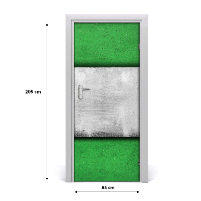 Autocolante pentru usi perete de perete verde