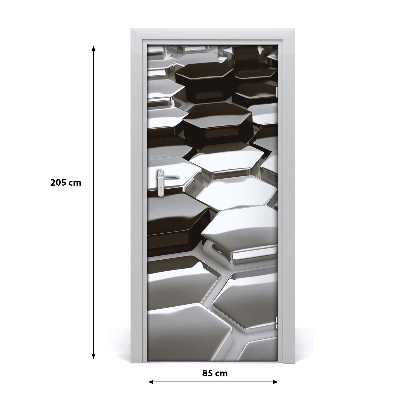 Autocolante pentru usi 3D Abstracție