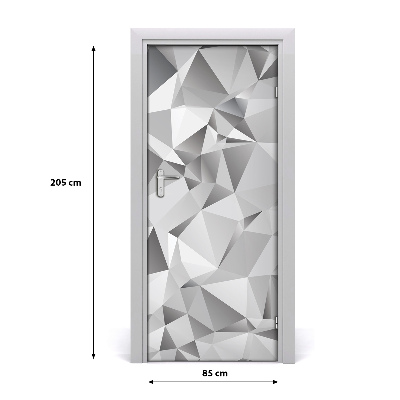 Autocolante pentru usi 3D Abstracție