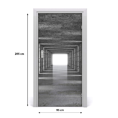 Autocolante pentru usi tunel Cărămidă