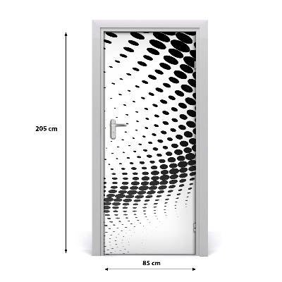 Autocolante pentru usi fundal geometrică