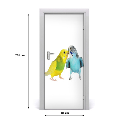 Autocolante pentru usi budgies