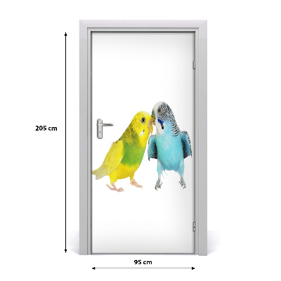 Autocolante pentru usi budgies