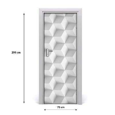 Autocolante pentru usi 3D Abstracție