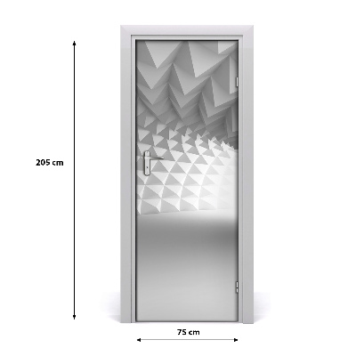 Autocolante pentru usi tunel Abstracție