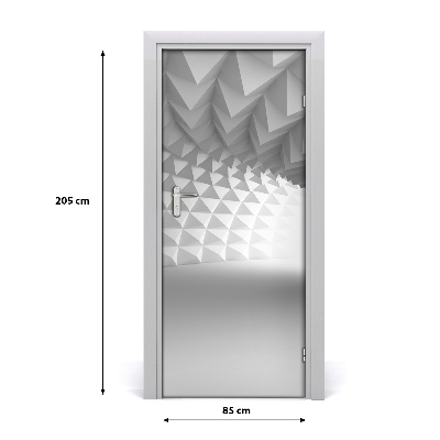 Autocolante pentru usi tunel Abstracție
