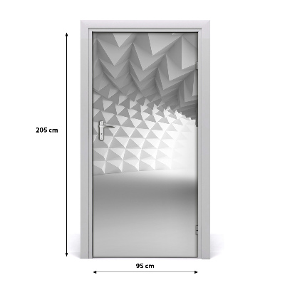 Autocolante pentru usi tunel Abstracție