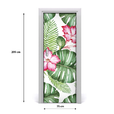 Autocolante pentru usi model Hawaii