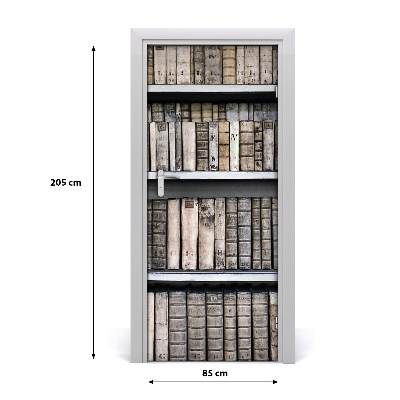 Autocolante pentru usi Raft de cărți