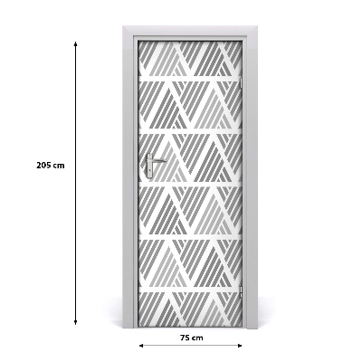 Autocolante pentru usi fundal geometrică