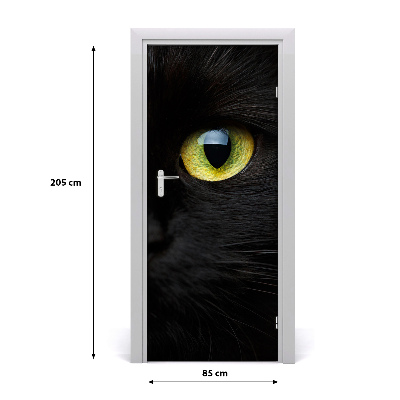 Autocolante pentru usi perete Cat Eyes