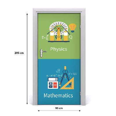 Autocolante pentru usi subiecți UȘĂ școlare autoadezive