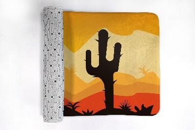 Covor baie antiderapant Cactus deșert