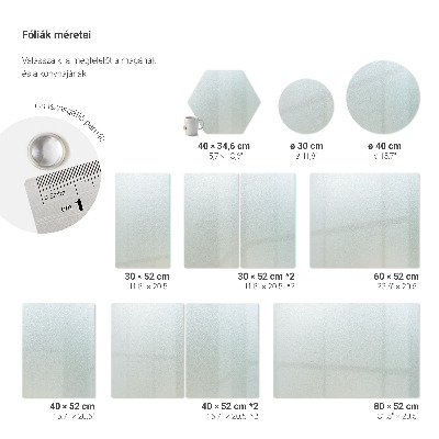 Tocător de bucătărie Dreptunghiular semi-transparent