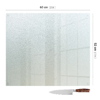 Tocător de bucătărie Dreptunghiular semi-transparent