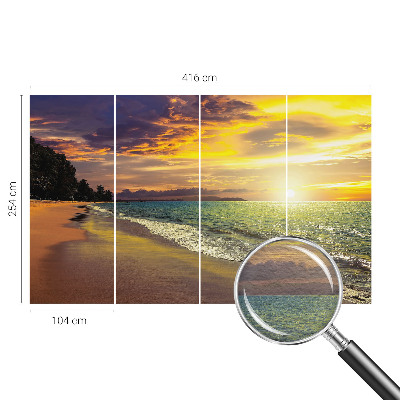 Tapet foto vlies Scânduri de lemn