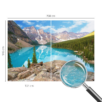 Fototapet vlies pentru copii Cercuri de lemn