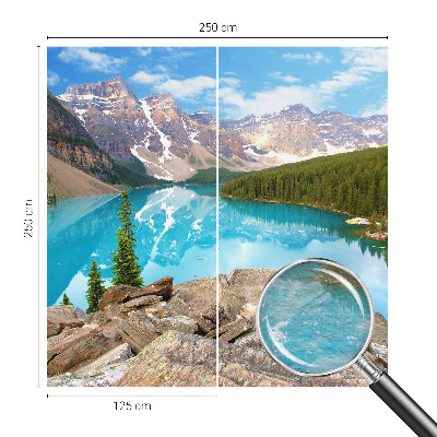 Fototapet vlies pentru copii Cercuri de lemn