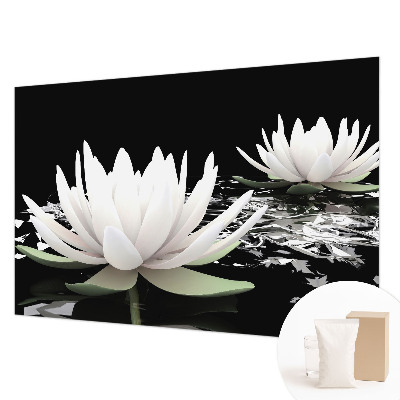 Tapet foto decorativ cu un model în formă de vârtej colorat