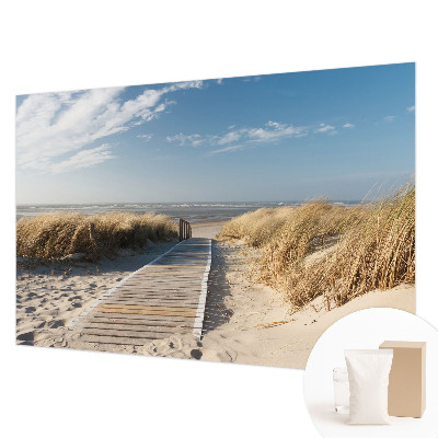 Fototapet modern pentru living cu efect de unde optice