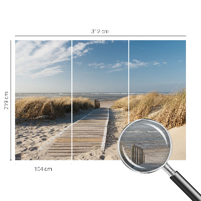 Fototapet modern pentru living Unde optice